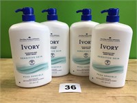 Ivory Sensitive Skin Body Wash lot of 4