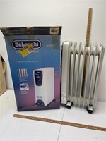 DeLonghi electric oil filled radiator- tested