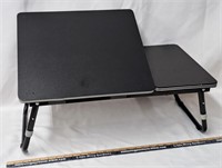 Black Lap Tray w Adjustable Side