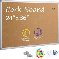 Board2by Cork Board Bulletin Board 24x36