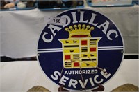 CADILLAC SERVICE PORCELAIN SIGN
