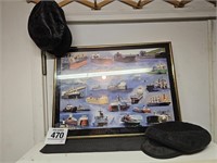 Shipping picture 18" x 24" & hats