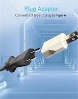 4 Pack of EU European to US/CA Plug Adapter-Type