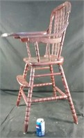 Vintage, spool  high chair, Jenny Lind with