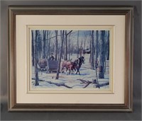 'In the Sugar Bush' Print by Roger Witmer