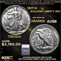 ***Auction Highlight*** 1927-s Walking Liberty Hal