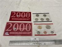 2000 United States Mint Uncirculated Set, 10 Coins