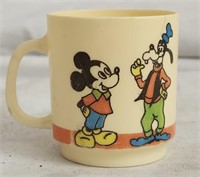 Small Vintage Mickey Mouse Mug Plastic See Desc