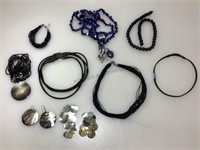 Assorted costume jewelry