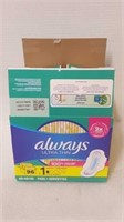 $18 Always Pads Ultra Thin Wings opened