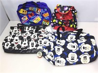 Assorted Disney bags and more.