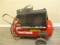 Craftsman Air Compressor 2 H P, 17 Gallon,