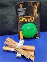 Large Dog Ball & Chews