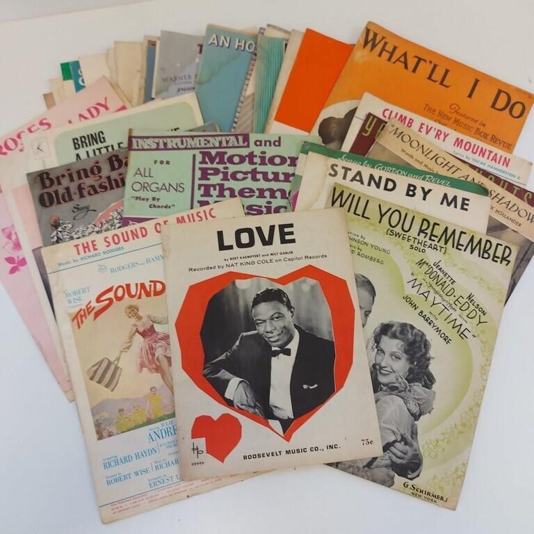 VINTAGE SHEET MUSIC