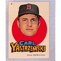 1967 Topps Stickers Carl Yastrzemski Nice Shape