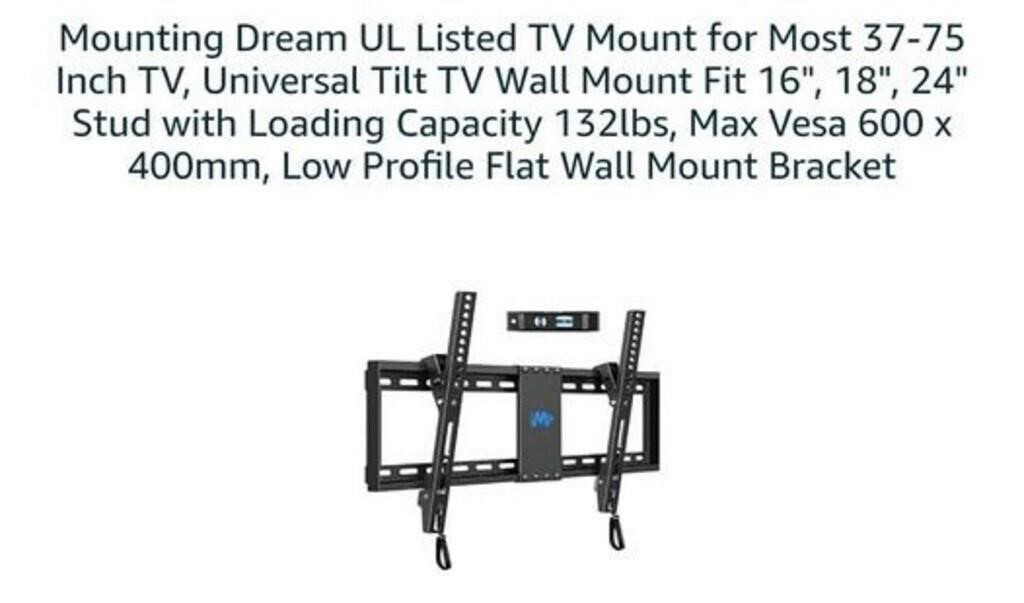 MSRP $32 Tilt TV Wall Mount