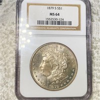 1879-S Morgan Silver Dollar NGC - MS64