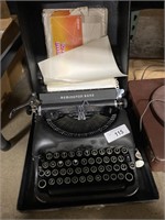 Remington Rand typewriter.