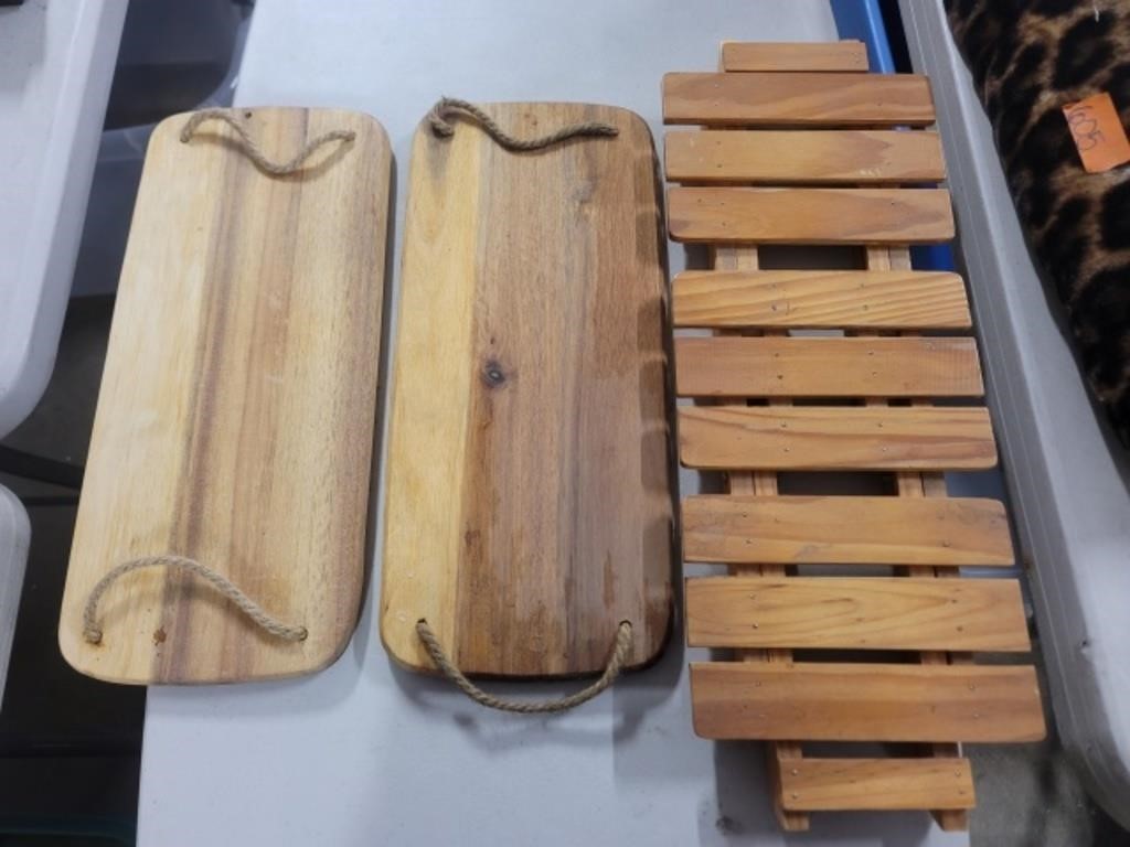 Three Wooden Boards