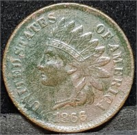 1866 Indian Head Cent, Better Date