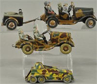 THREE FOREIGN ARMY CARS - JAPAN