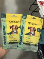 2 PACKS CHIPPIN DOG TREATS