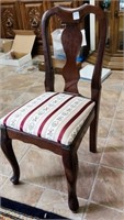 Vintage formal child's chair, 28"T, seat 14" high