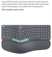 Nulea RT05B Wireless Ergonomic Keyboard,