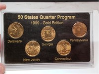 OF) Gold-plated edition 2000 state quarters set
