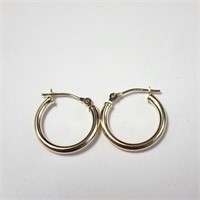 $270 14K  0.67G Small Hoop Earrings
