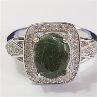 $140 Silver Gemstone Ring
