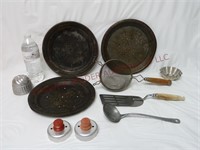 Vintage Kitchen Pie Plates, Biscuit Cutters & More