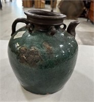 Antique Chinese Green Wine Jar