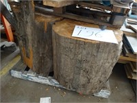 Pallet of Various Size Hardwood & 4 Pine Stools