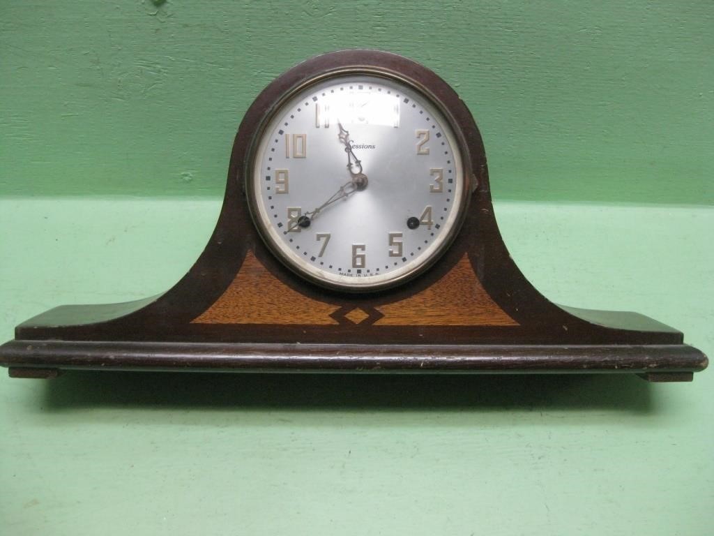 10" Antique Dulciana Sessions Mantle Clock