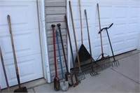 Rakes, Post Holes, Scrapers