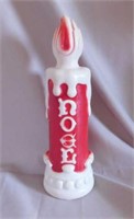 1970 Empire NOEL Christmas candle blow mold, 13"