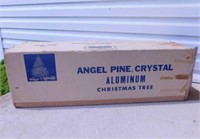1959 Angel Pine Crystal 7' aluminum Christmas