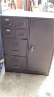 Cole steel metal filing cabinet 30x17x37