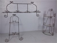 Wrought Iron Display Pieces