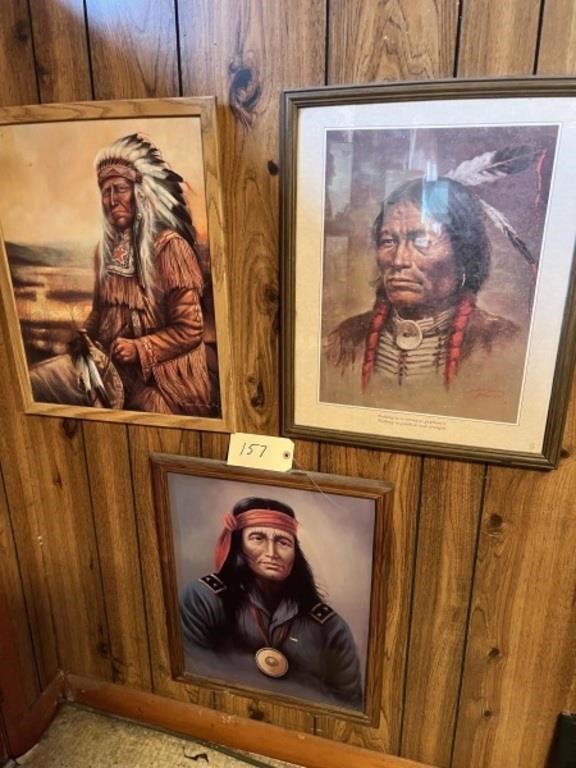 Framed Native American / Indian Pictures