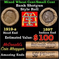 Small Cent Mixed Roll Orig Brandt McDonalds Wrappe