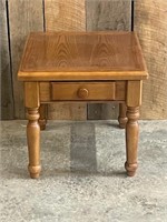 WOODEN SIDE  TABLE