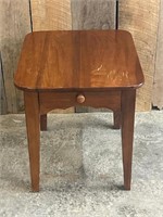 WOODEN SIDE TABLE