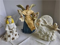 Angel Tree Toppers, Lighted Angel Figure