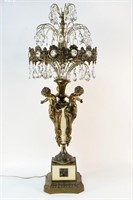 FUGGITI CRYSTAL CHERUB LAMP