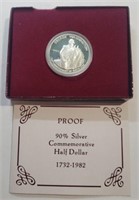 1982-S Proof Silver Washington Comm. 1/2 Dollar
