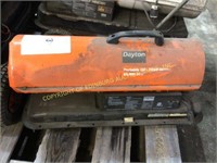 Dayton 65k btu torpedo heater 
Works