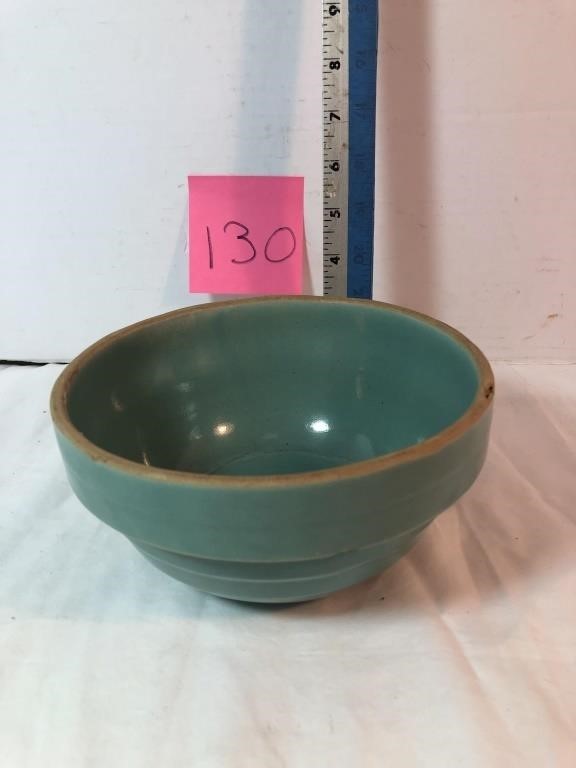Stoneware bowl, USA, 7"