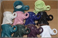 Frankoma Pottery GOP Elephant Mugs 1990-1999